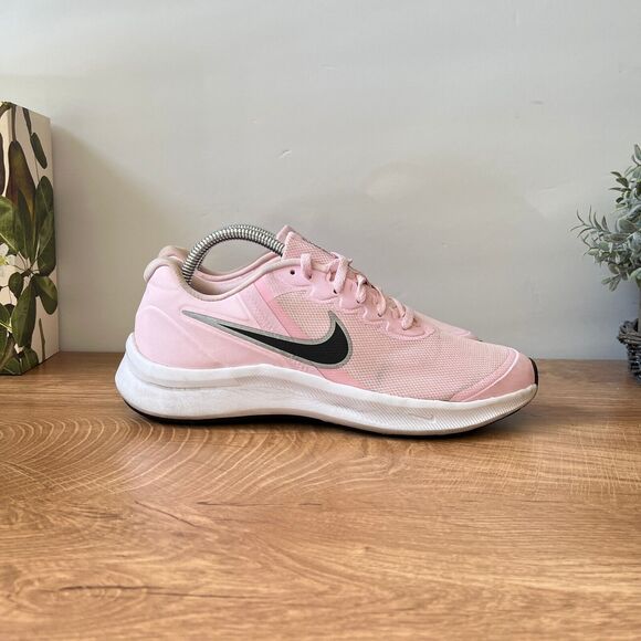 Nike Star Runner 3 Low DA2776-601 Pink Youth Running Sneakers Size US 7Y - Picture 1 of 10